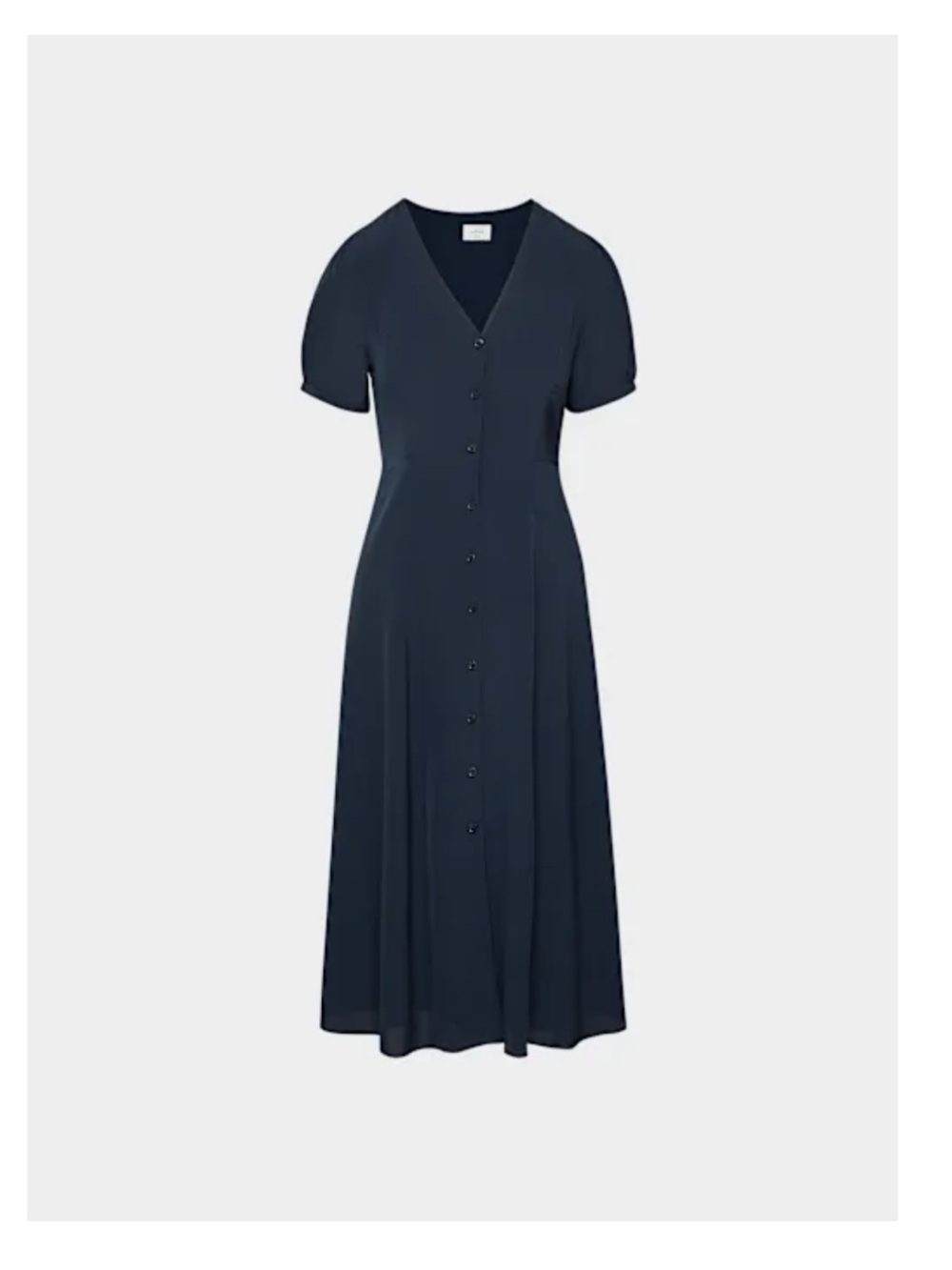Aritzia Lilt Navy Button-Front Women’s Dress